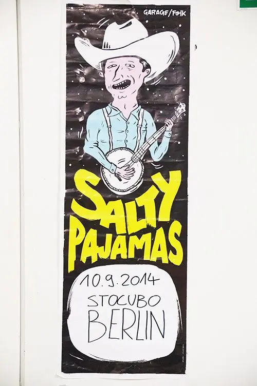 Konzert-Plakat Blog, Werkstatt, Konzert, Salty Pajamas