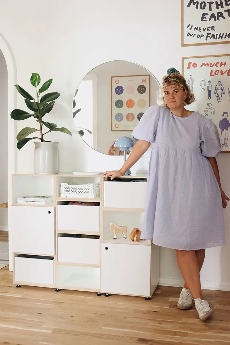 Franzis Flurregal koop, fraeuleinfraenzchen, Franzi, FLurregale, kaschmirgrau