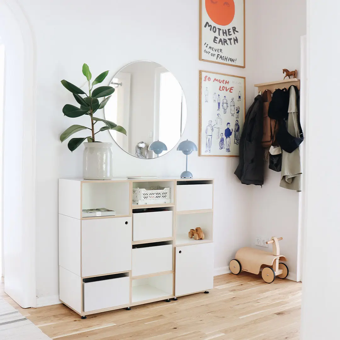 Franzi Instagram koop, fraeuleinfraenzchen, Franzi, Flurregale, kaschmirgrau