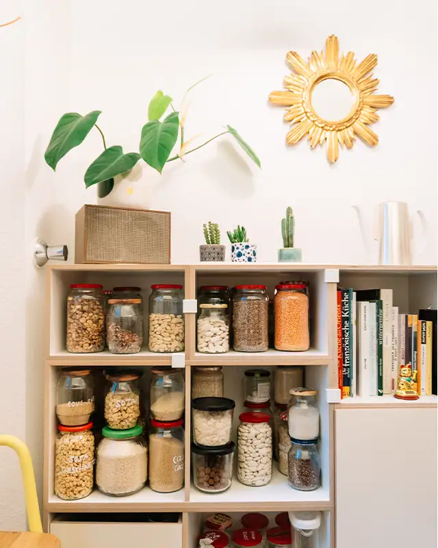 Lagerplatz für Hülsenfrüchte Blog, stocubos