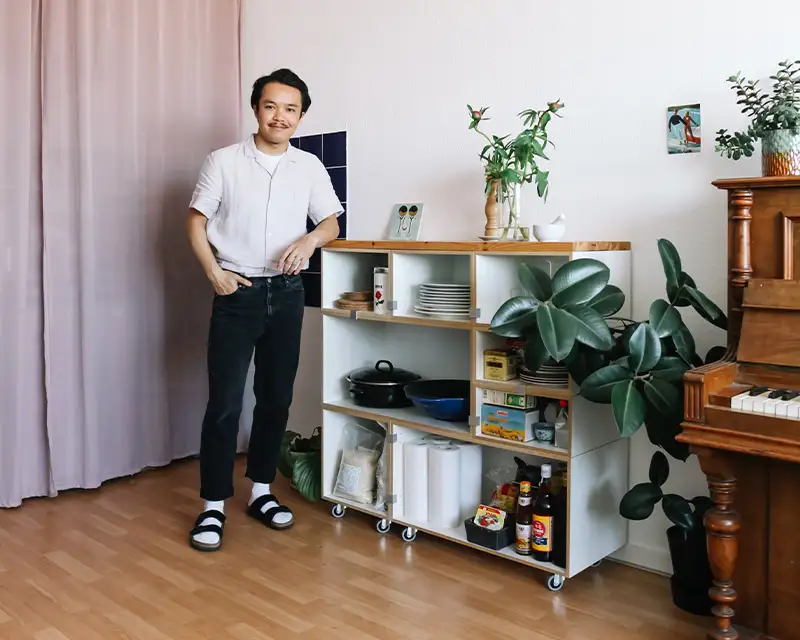 Praks Küchen-Regal auf Rollen Blog, stocubos, Prak, Küchen-Regal