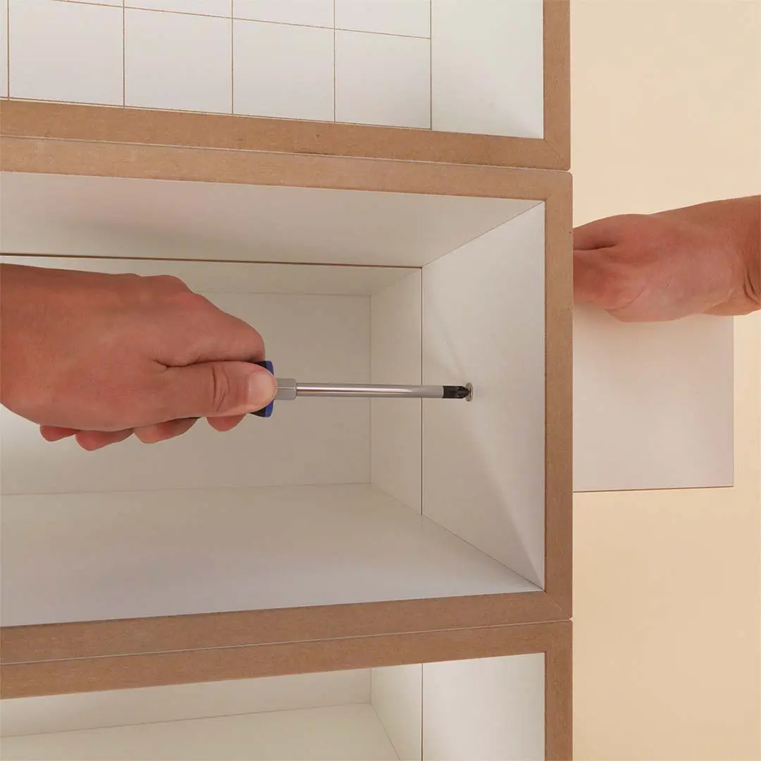 Schritt 6 Anleitung, Kiezküche Aufbauanleitung, Kästchen, Schritt 6