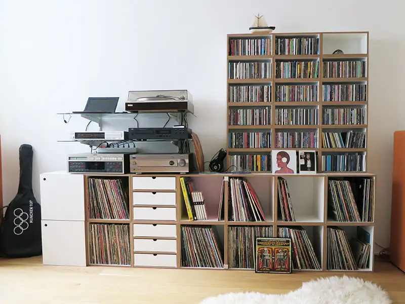 Schallplatten- und CD-Regal Blog, Schallplattenregale