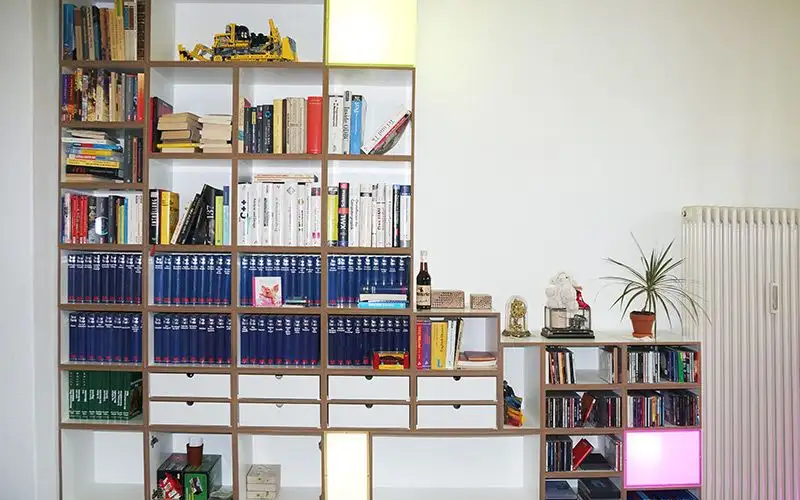 Blog,  Bücherregale, Leuchtwürfel