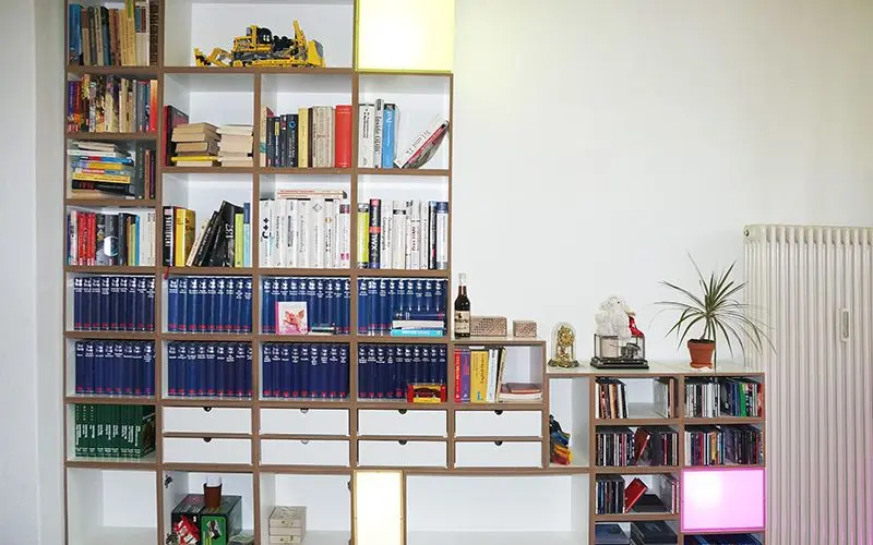 Leuchtendes Regalsystem Blog, Bücherregale, Leuchtwürfel