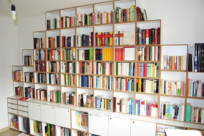 Bücherwand Blog, Bücherregale, Wohnzimmerregale, Bücherwand