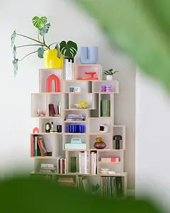 Modulares Bücherregal Bücherregale, Wohnzimmerregale, Modulares Bücherregal, 1:1 Modul, 2:3 Modul, 1:2 Modul