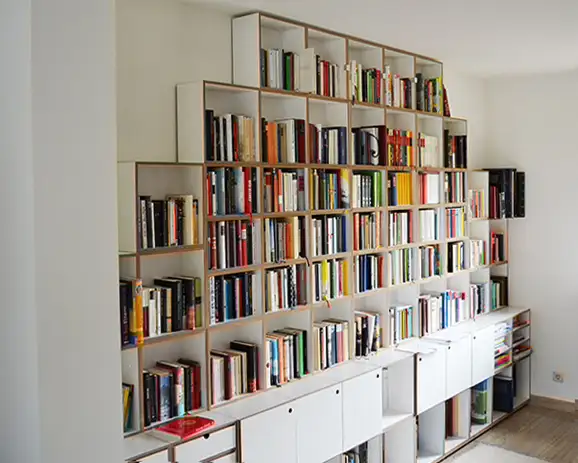 Bücherwand Blog, Bücherregale, Wohnzimmerregale, Bücherwand
