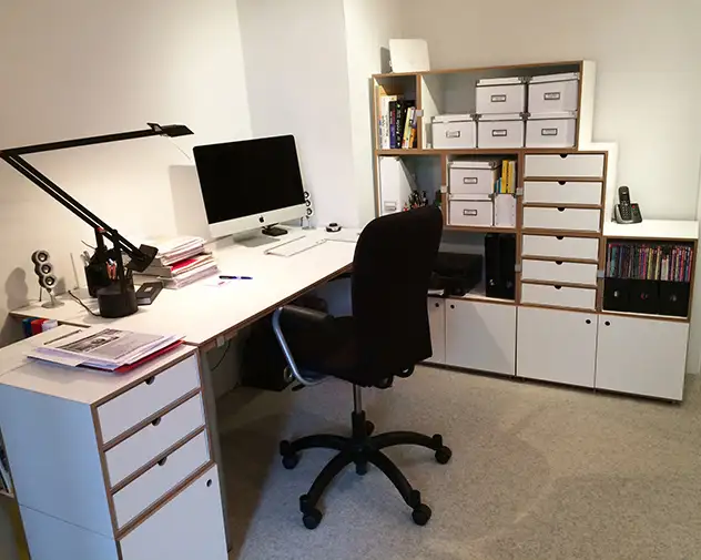 Blog, Home-Office, Aktenregale