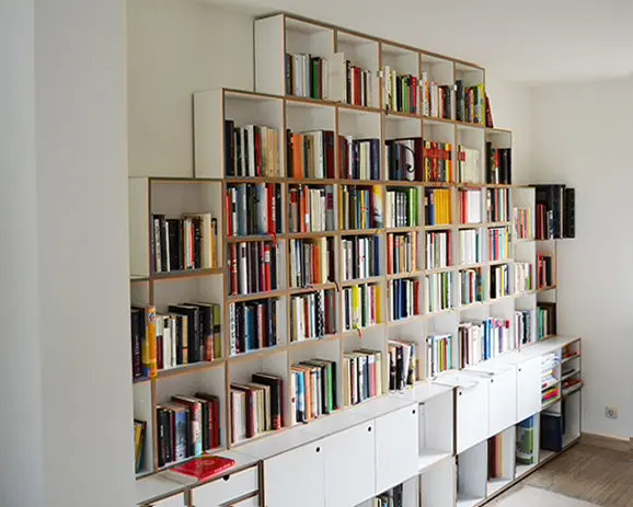 Blog, Bücherregale, Wohnzimmerregale, Bücherwand